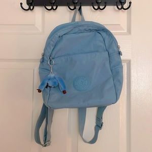 Kipling small backpack in sky blue